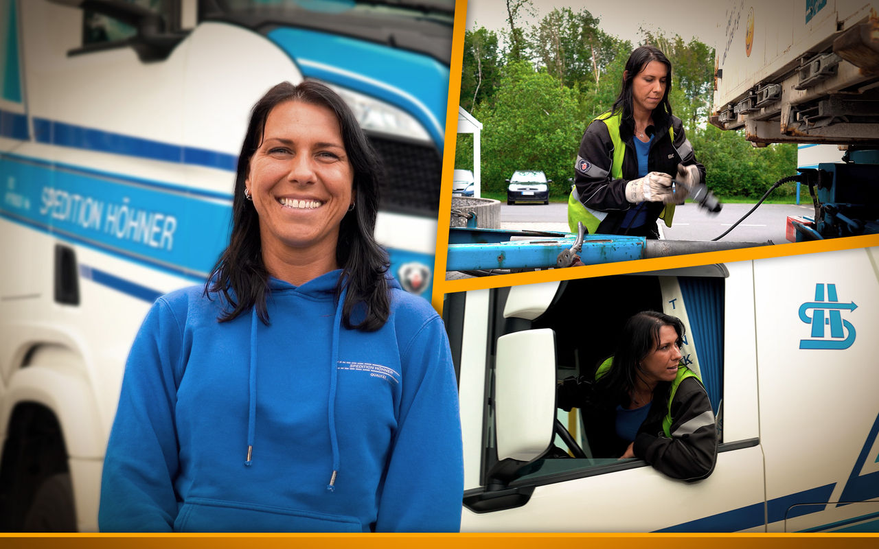 Wir begleiten Truckerin Tinka im LKW: „Ursprünglich sah mein Karriereweg ganz anders aus“