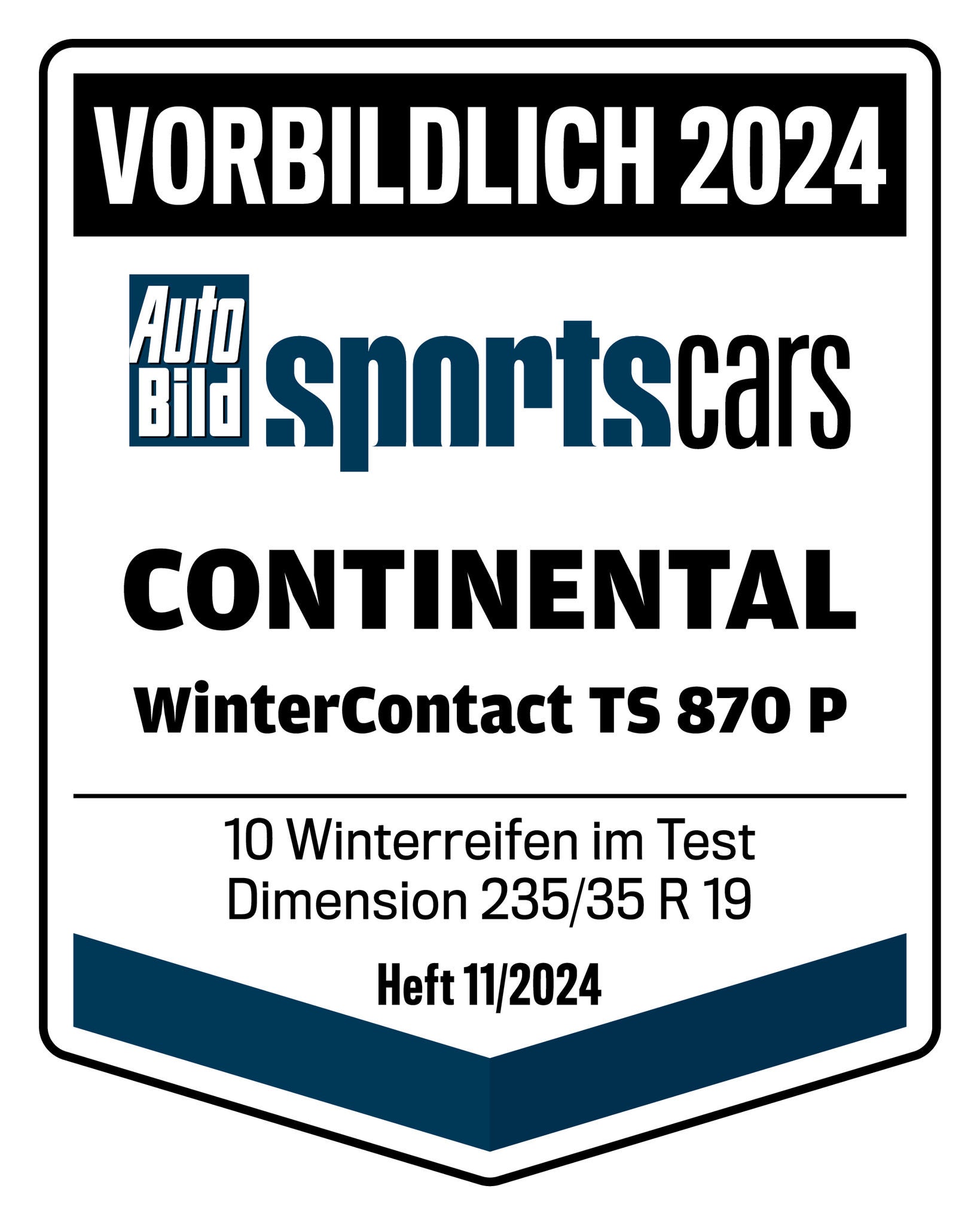 Auto Bild sportscars Continental WinterContact TS 870 P 2024