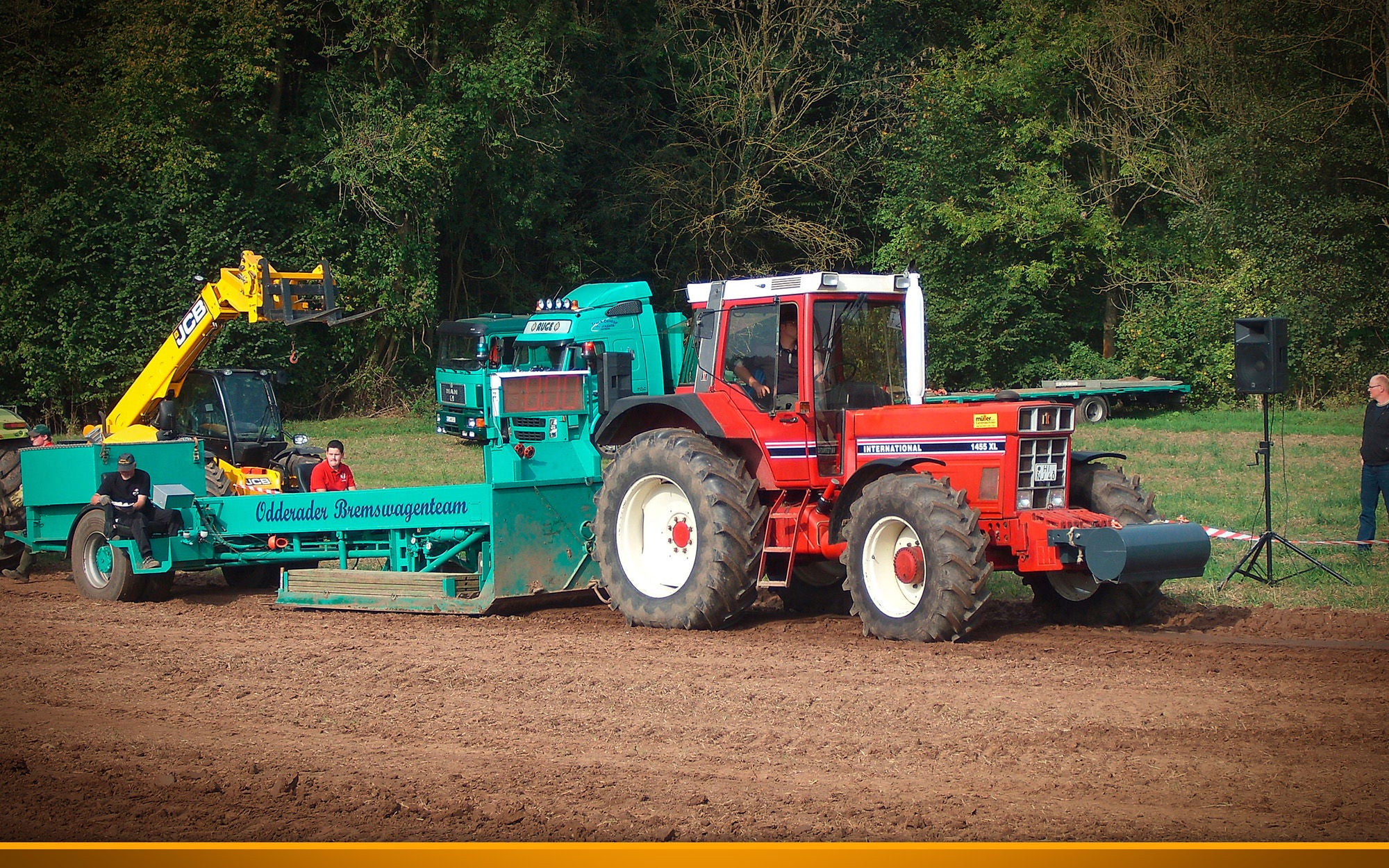 tractor on a field