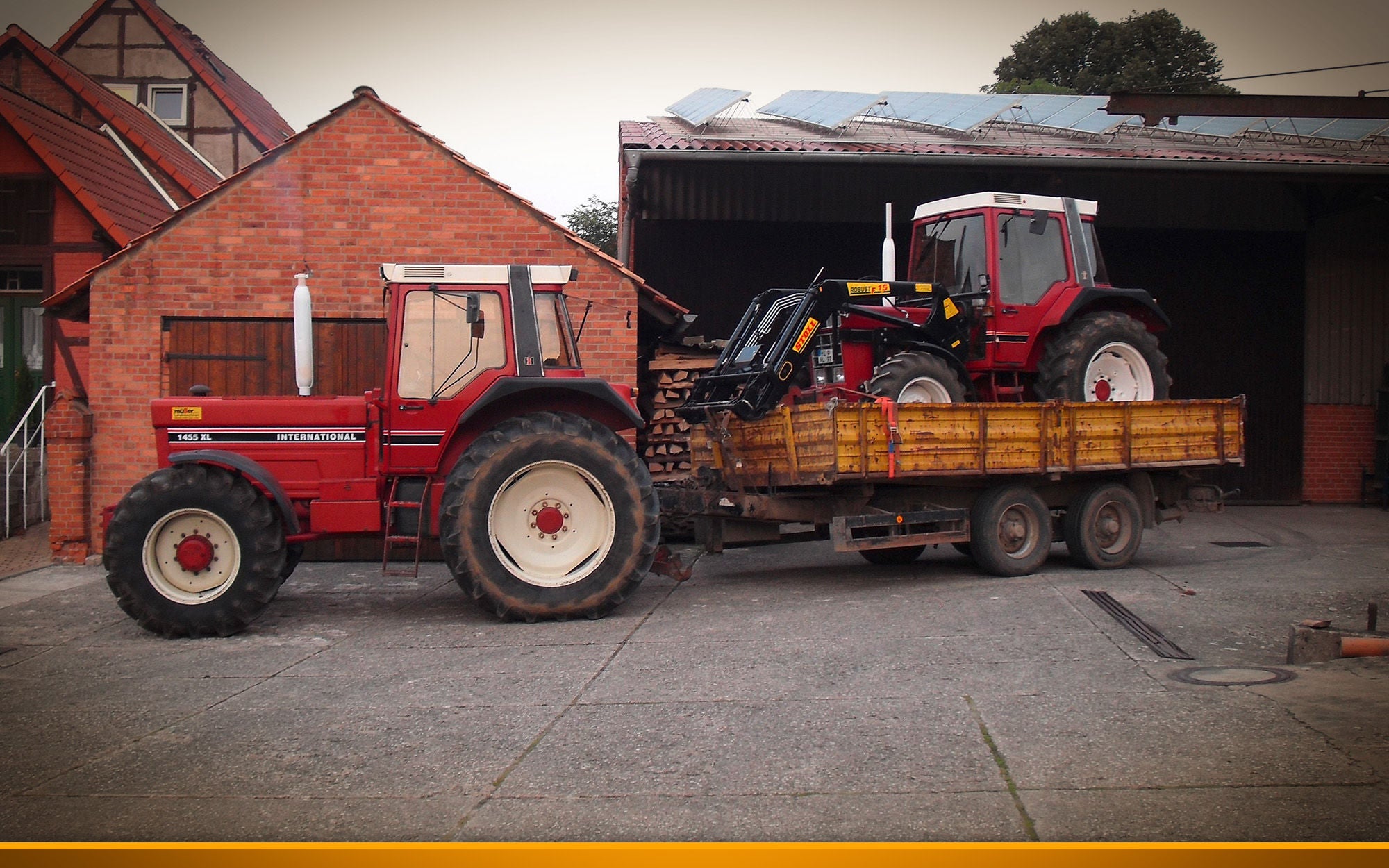 Tractor with trailer