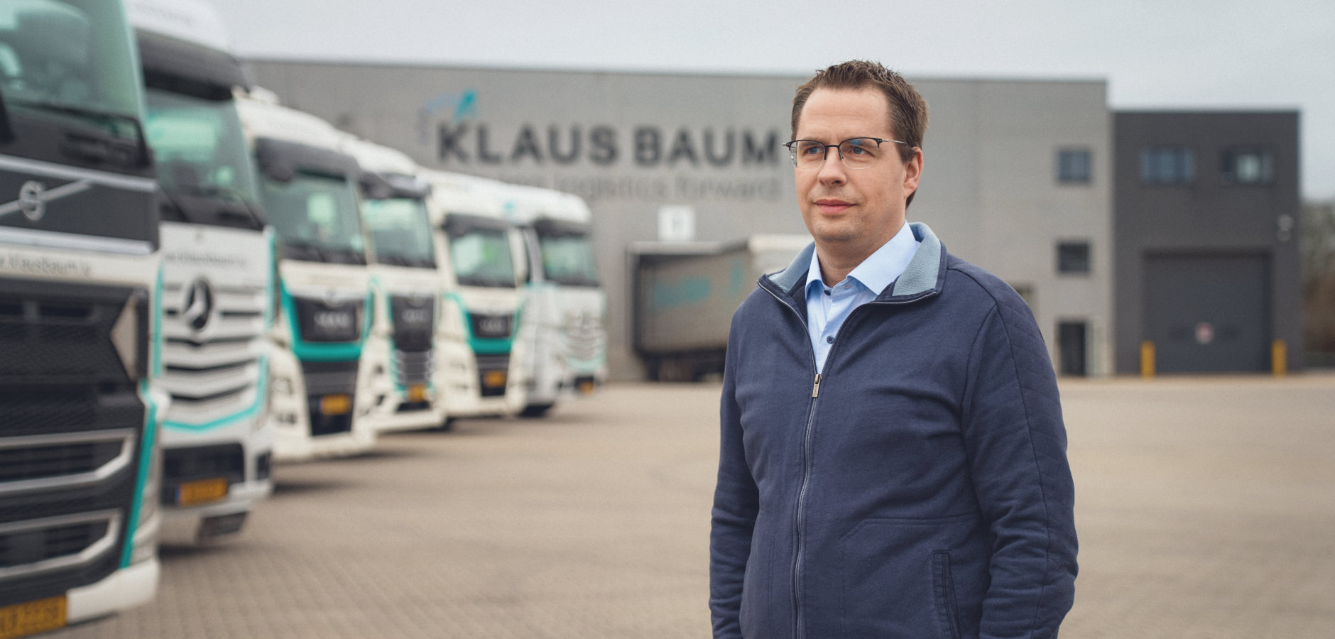 Andy Baum, Geschäftsführer  von Klaus Baum Logistik, vertraut ContiConnect